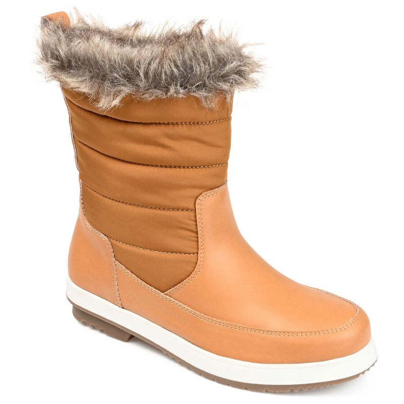 Journee Collection Womens Marie Tru Comfort Foam Block Heel Winter Boots, 1 of 10