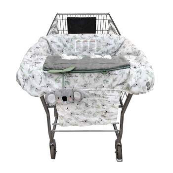 Boppy Preferred Shopping Cart And High Chair Cover - Koala And Leaves