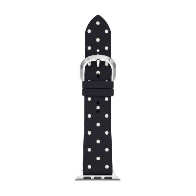 Kate Spade New York Apple Watch Black Dot Silicone Band - 38/40mm