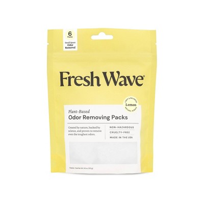 Fresh Wave Odor Removing Packs Lemon Scent - 6ct