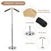 Unique Bargains Stainless Steel Adjustable Portable Beige T-Shirt Display Stand 2 Pcs - 4 of 4