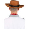 HalloweenCostumes.com One Size Fits Most   Disney Pixar Toy Story Woody Cowboy Adult Costume Hat, Brown/Brown - 3 of 4