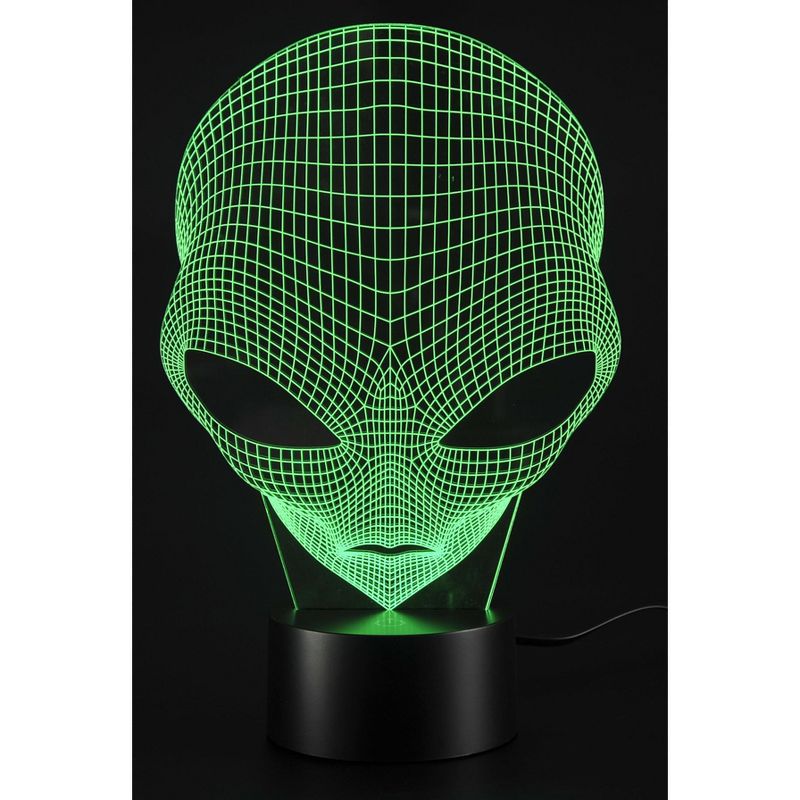 Link 3D Alien Lighting Laser Cut Precision Multi Colored LED Night Light Lamp - Great For Bedrooms, Dorms, Dens, Offices and More!, 2 of 9