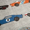 Kids' Race Cars Soft Reversible Oversized Quilt Set Blue/Orange - Lush Décor - image 3 of 4