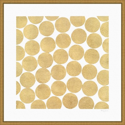 16" x 16" Simply Elegant X by Nancy Green Framed Wall Canvas - Amanti Art