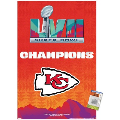 Trends International Nfl Kansas City Chiefs - Super Bowl Lvii Team Logo ...