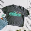 Simply Sage Market Women's Spring Truck Short Sleeve Relaxed Fit Cropped Tee - 3 of 4