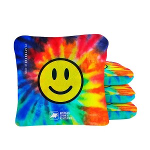 Skip's Garage | Tie-Dye Synergy Pro Cornhole Bags (Set of 4) - 1 of 4