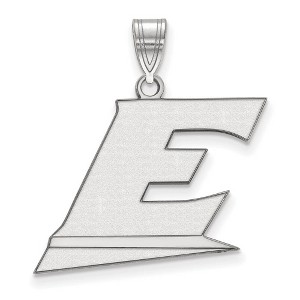 Black Bow Jewelry 14k White Gold Eastern Kentucky Colonels NCAA Large Pendant - 1 of 3