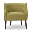 NicBex Tub Accent Chair,Upholstered Living Room Chairs with Mid-Height Tufted Backrest and Tapered Wood Legs,Club Chairs for Living Room - 4 of 4