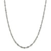 Black Bow Jewelry 3.5mm, Sterling Silver Singapore Chain Necklace - 3 of 4