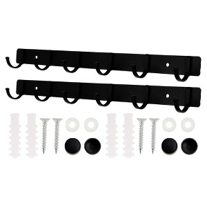 Unique Bargains Bathrooms Coat Rack Wall Hooks for Hanging Hat Rack Towel - 1 of 4