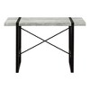 Vynxaria 48" Grey Laminate Black Metal Computer Desk Modern Home Office Workstation for Laptop - 2 of 4