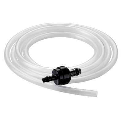 Clear Silicone Aquarium Airline with One Way Valve