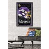 Trends International NFL Minnesota Vikings - Neon Helmet 23 Framed Wall Poster Prints - 2 of 4