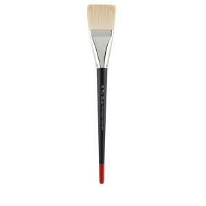 Creative Mark Powercryl Ultimate Acrylic Paint Brushes - Flat Assorted, Artist Paint Brushes, 3 Diameters of Synthetic Hair Filament, Fine Control of - 1 of 4