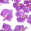 Unique Bargains Silk Plastic Durable Handcrafted Artificial Orchid Flower Heads 20 Pcs - 2 of 4