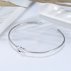 Love Knot Bracelet for Women or Men by Ginger Lyne | Bridal Party Gifts |  Sterling Silver Bangle for Women Adjustable - 2 of 4