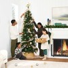 Best Choice Products Pre-Lit Artificial Scotch Pine Pencil Christmas Tree w/ LED Lights Metal Stand - 3 of 4