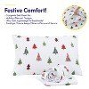 Printed Holiday 4pc Sheet Sets, Easy Care, Soft & Wrinkle-Resistant Holiday Bedding by Sweet Home Collection™ - 3 of 4