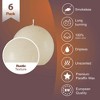 Spaas Rustic Ball Candles – Set of 6 Unscented Decorative Round Candles - 3 Inch Diameter - Available in 12 Colors - 2 of 4