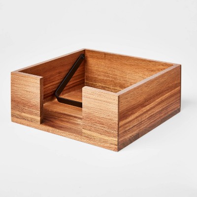 Wood Napkin Holder Black - Threshold™