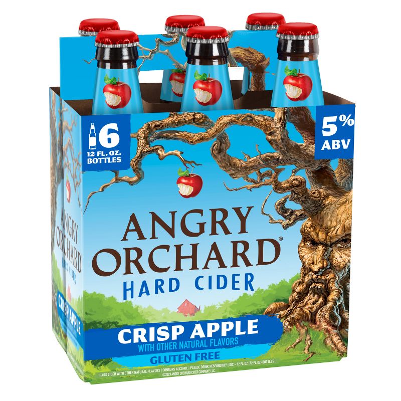 Angry Orchard Crisp Apple Hard Cider - 6pk/12 fl oz Bottles, 5 of 10