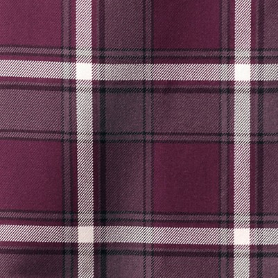 burgundy/gray plaid