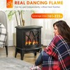 NAYSAYE Indoor Fireplace Freestanding Stove Heater with Realistic Flame for Living Room, Black, 14.3"*9.5"*18" - 4 of 4
