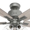 Hunter Fans 52" Gatlinburg Lighted Ceiling Fan Matte Silver Finish - 2 of 4