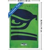 Trends International NFL Seattle Seahawks - Logo 25 Framed Wall Poster Prints - 3 of 4
