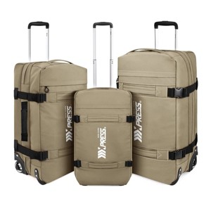 New York Xpress Soft Roller Luggage Set, Wheeled Travel Duffel Luggage, 20" 26" 30" 3PC - 1 of 4