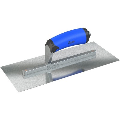 Bon Tool 67-307 Finish Trowel - Square - Razor Stainless - 12 X 5 - Comfort Grip