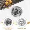Unique Bargains Satin Flower Durable Elegant Large Peony Floral Lapel Brooch Pin - 3 of 4