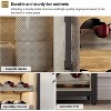 Acekool 3-Tier Wine Cabinet - LED Lit Bar Storage with Glass Rack - 4 of 4