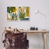 Stupell Industries Tropical Bohemian Plant Leaves Black Framed Giclee Art - 2 of 4