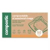 Compostic 100% Compostable 50ct Each Sandwich Bags + 50ct Each Snack Bags + 20ct Each Gallon Bags + 50ct Each Quart Bags - 4 of 4