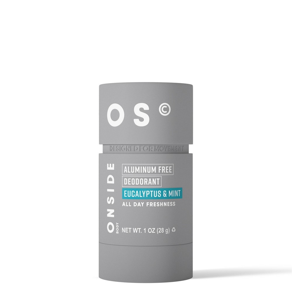Onside 48-Hour Protection Aluminum-Free Deodorant Stick - Eucalyptus Mint - 30g: Under Arm, Solid Form, Travel Size