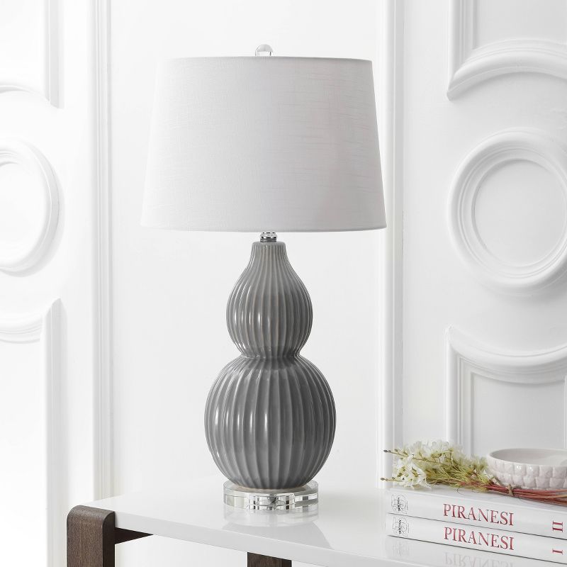 28.25" Ceramic Thatcher Table Lamp (Includes LED Light Bulb) - JONATHAN Y, 4 of 6