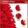 Karl Home Unlit Artificial Red Christmas Tree - 4 of 4