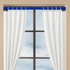Home Mart Goods Royal Blue Adjustable Spring Tension Curtain Rod Heavy Duty Anti-slip 42-72" Inches - 4 of 4
