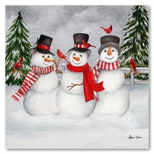 Courtside Market Winter Pals 16x16 Gallery-Wrapped Canvas - 1 of 4