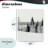 Stupell Industries Snowy Overlook Winter Landscape Canvas Art - 4 of 4