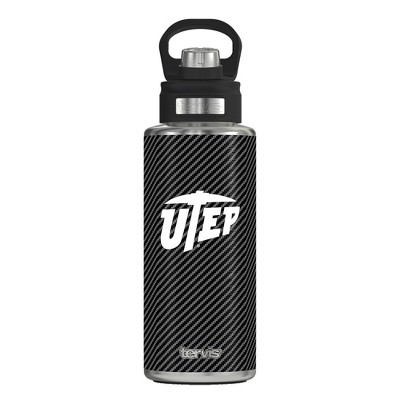 NCAAUTEP Miners 32oz Carbon Fiber Stainless Steel Water Bottle