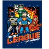 Justice League Pixel Characters Boy's Navy T-shirt - 2 of 3