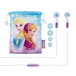 eKids Disney Frozen Wired Earbuds for Girls – White (DI-M15FR.FXV2) - 1 of 4