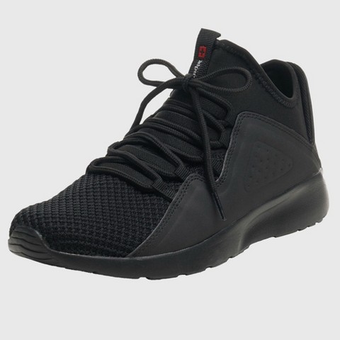 Alpine Swiss Mens Fashion Sneakers Lightweight Knit Tennis Shoes Black 7 M US