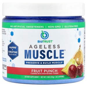 BioTRUST Ageless Muscle®, Fruit Punch, 7.4 oz (211 g) - 1 of 2