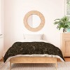 Deny Designs 2pc Twin/Twin XL Iveta Abolina Mushrooms Dark Brown Duvet Cover Bedding Set - 2 of 4