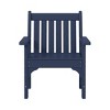 WestinTrends Outdoor Patio 2-Piece HDPE Adirondack Garden Chair with Square Adirondack Side Table Set - 4 of 4